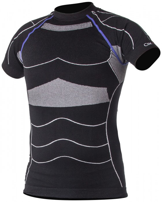 T.Shirt seamless STRATEGIC LIGHT Noir