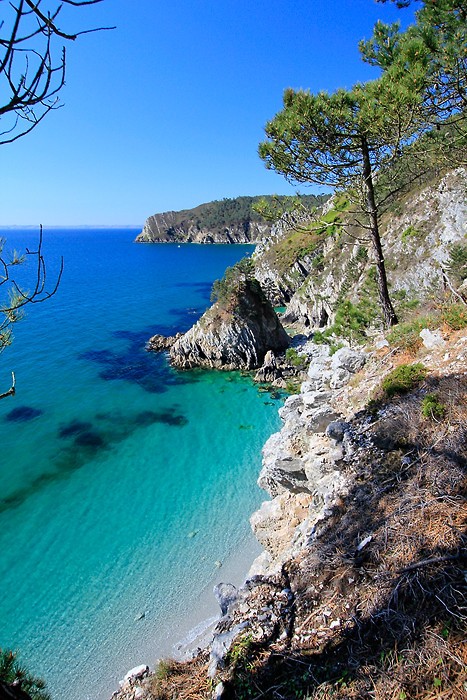 Littoral breton le long du GR 34