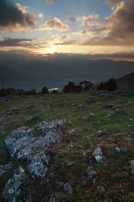 Couch de soleil sur les Pyrnes