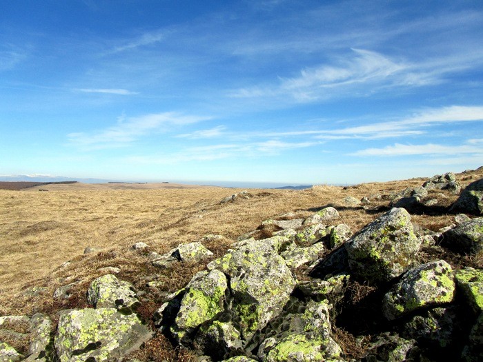 Plateau de l'Aubrac, ct Aveyron,  perte de vue