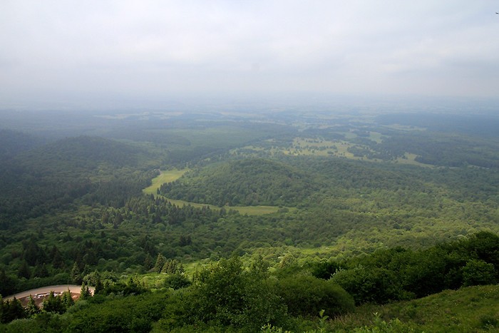 Panorama depuis la monte vers le Puy-de-Dme
