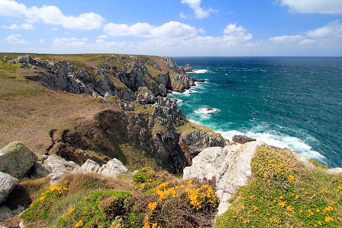 Randonne en Bretagne le long de l'ocan