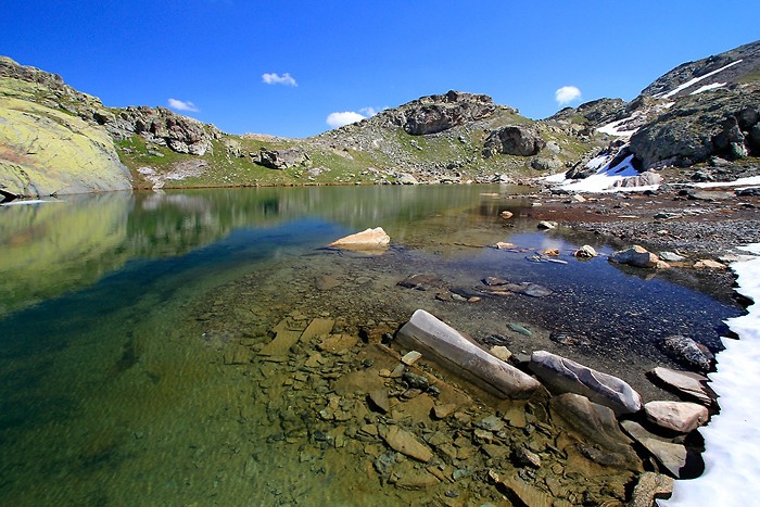 Lac Blanchet dans les Hautes-Alpes