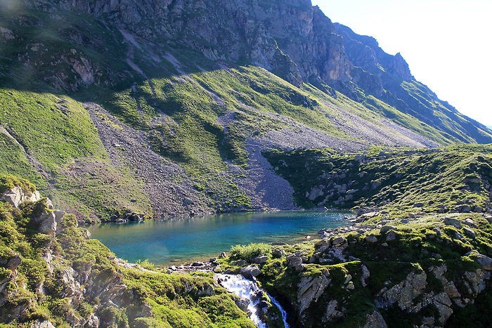 Arrive au lac d'Antarrouyes