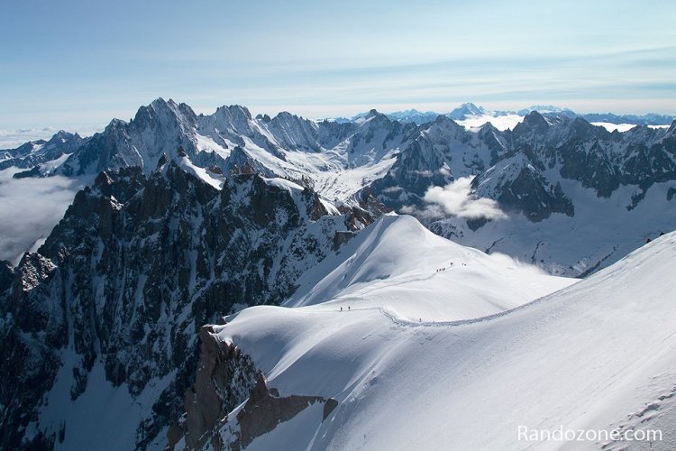 Panorama depuis l'Aiguille du Midi