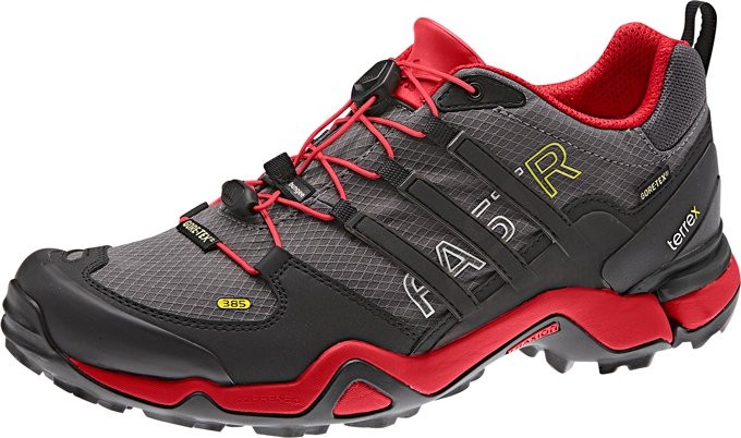 Chaussures Adidas Terrex FastR Gtx Noire et rouge