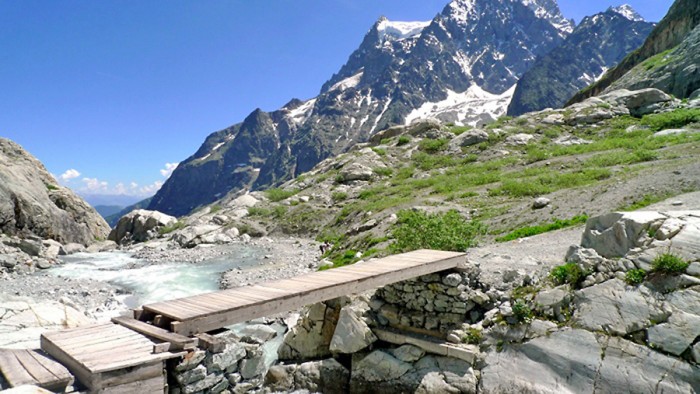 Rando au Glacier Blanc, Ecrins, Alpes