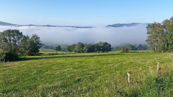 Dbut de la randonne sur Aubrac