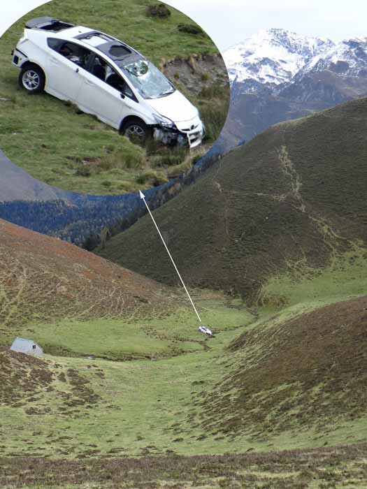 Voiture dans le dcor