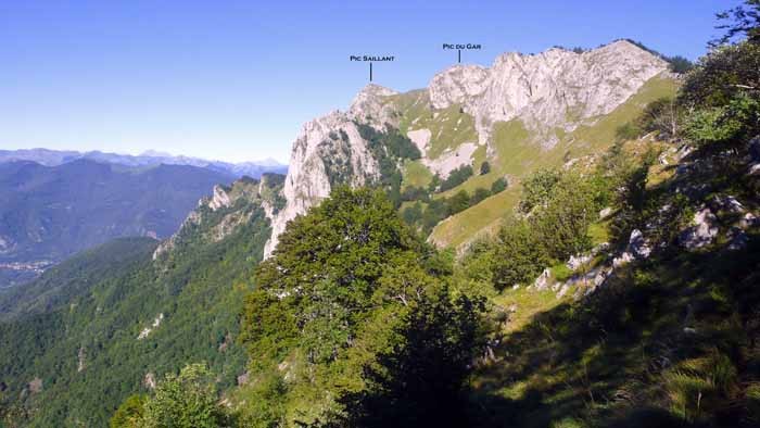 Pic du Gar par le col de Caube