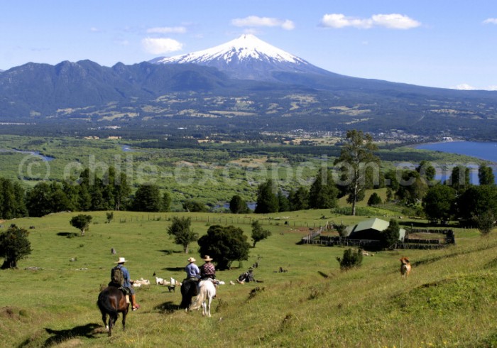 Balade  cheval au Chili