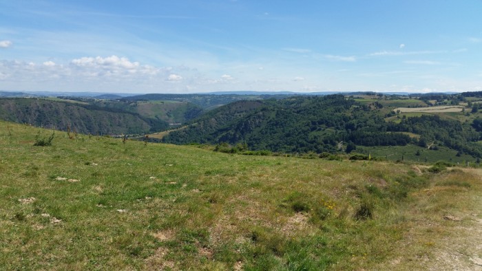 Juste avant la descente dans les gorges Juste avant la descente dans les gorges