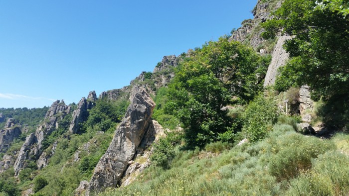 Dans les gorges du Bès Dans les gorges du Bès