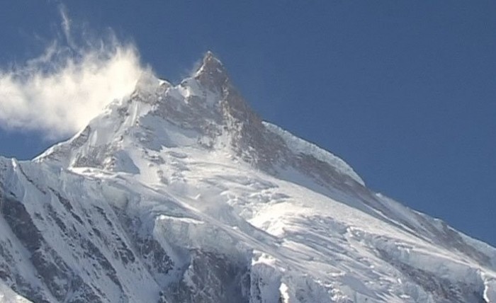 Le Manaslu depuis SamaGaon
