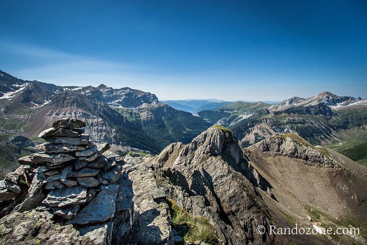 Panorama depuis le pic de la Bernatoire