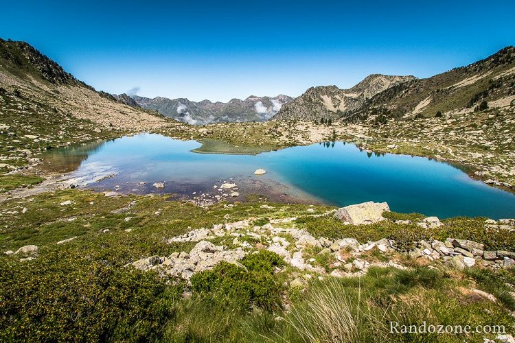 Au dessus du lac Blanc dans le Néouvielle Au dessus du lac Blanc dans le Néouvielle
