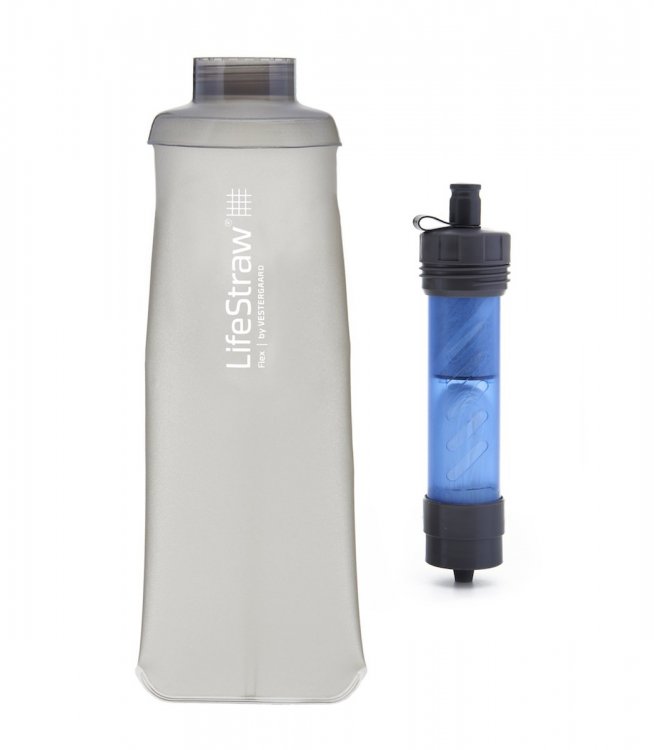 Gourde et paille filtrante Lifestraw Flex