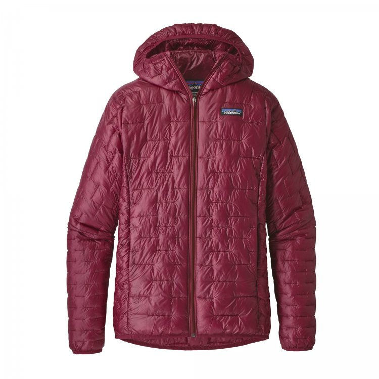 Micro Puff couleur Arrow Red avec capuche