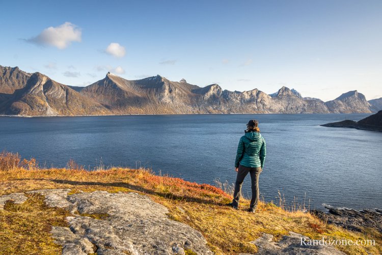 Topo Panorama au sommet de Knuten en Norvège Panorama au sommet de Knuten en Norvège