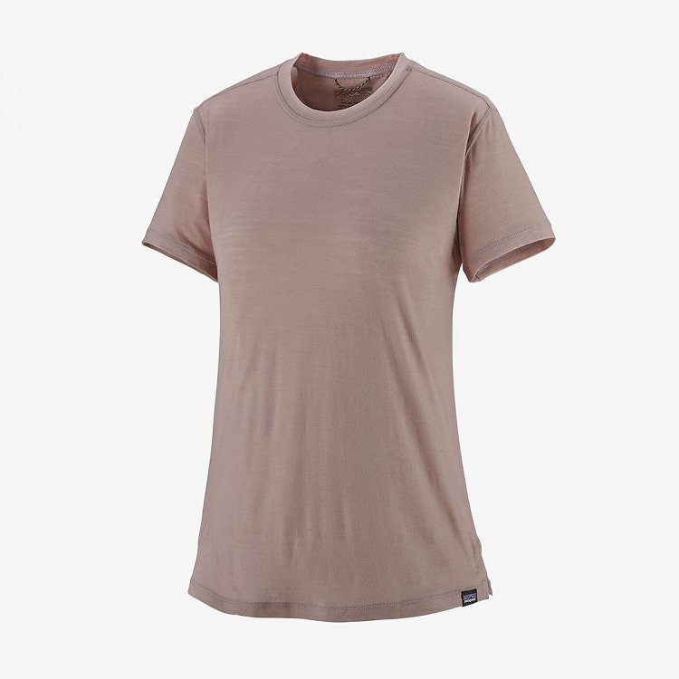 Patagoni Women's Capilene Cool Merino Shirt couleur Stingray Mauve