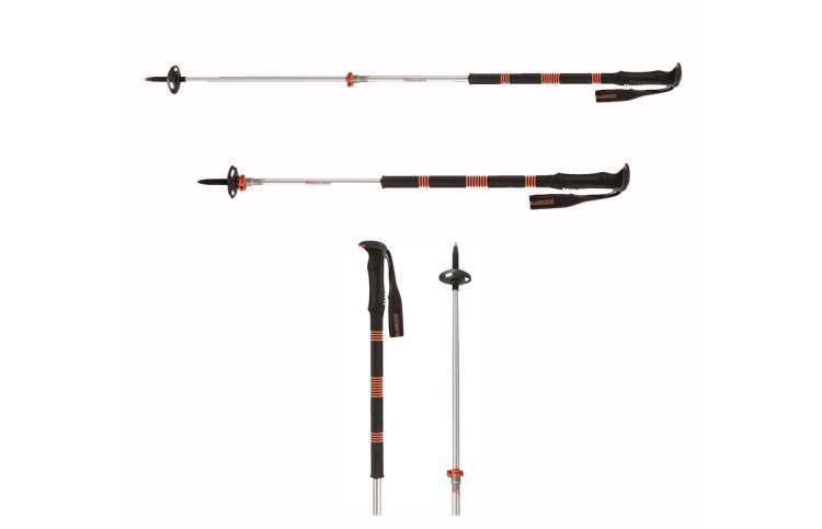 Bton ski de randonne KOMPERDELL Contour Titanal 2 Foam Orange