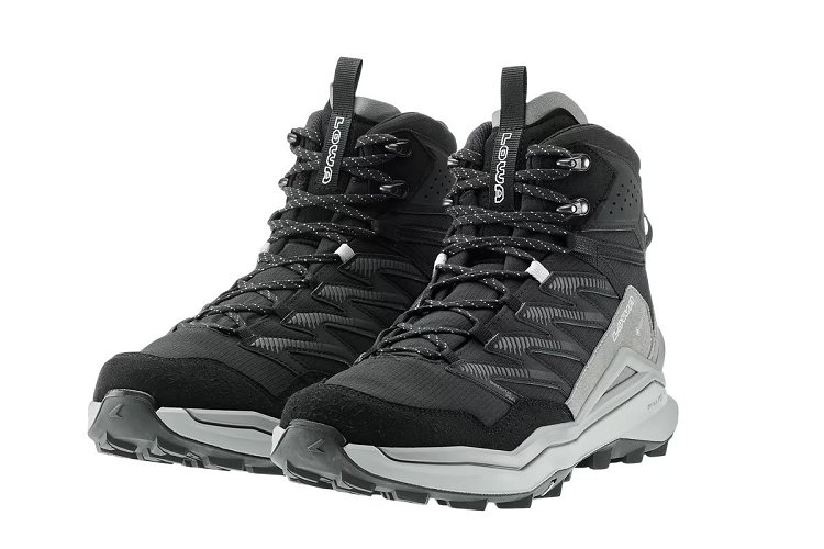 Chaussures Lowa MADDOX PRO GTX MID pour homme en couleur noir/gris