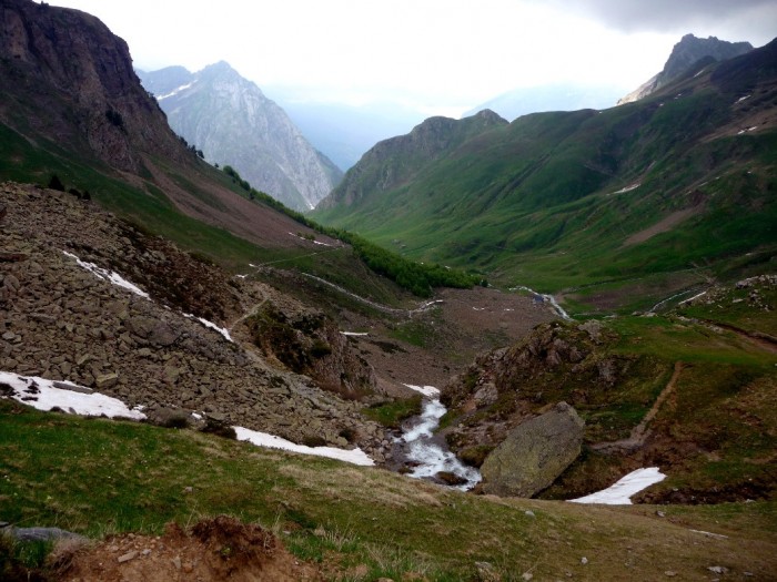 Descente depuis le Col de Suzon Descente depuis le Col de Suzon
