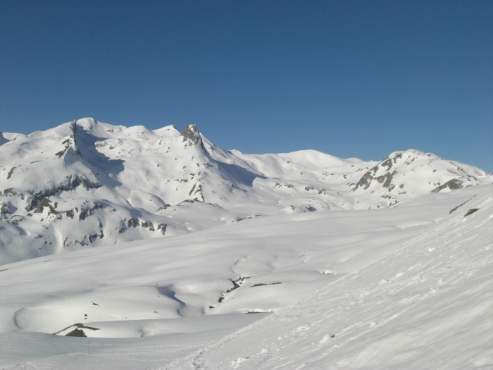 Tour du pic du Midi d'Ossau sur neige