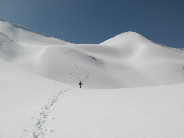 Tour du pic du Midi d'Ossau sur neige