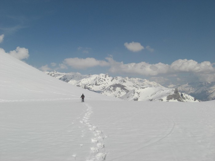 Tour du pic du Midi d'Ossau sur neige