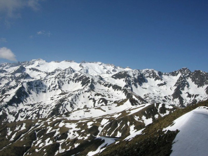 Entecade , vue vers la Maladetta Entecade , vue vers la Maladetta
