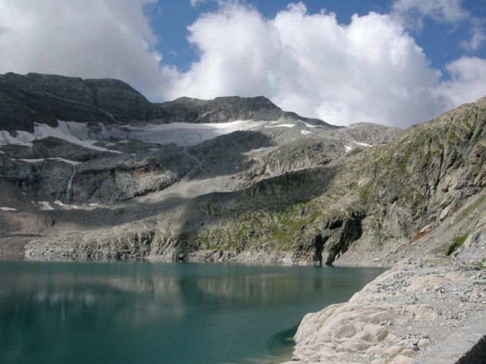 Lac du Portillon, glacier seuil de La Baque Lac du Portillon, glacier seuil de La Baque