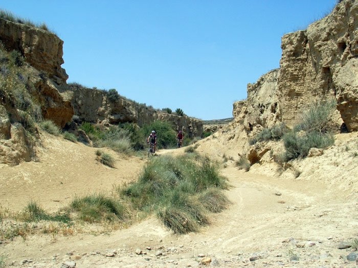 VTT dans le dsert des Bardenas
