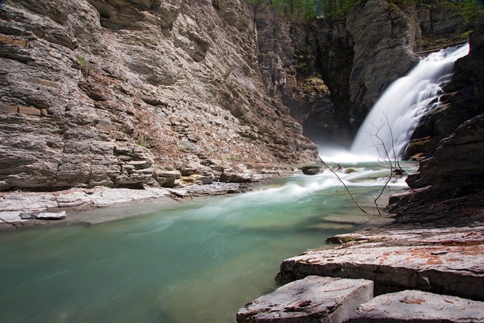 Cascade le long de la Lance