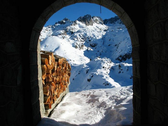 Randonne raquettes au refuge de la Glre - 8
