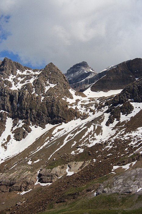 Casque du Marbor depuis le col de Tentes