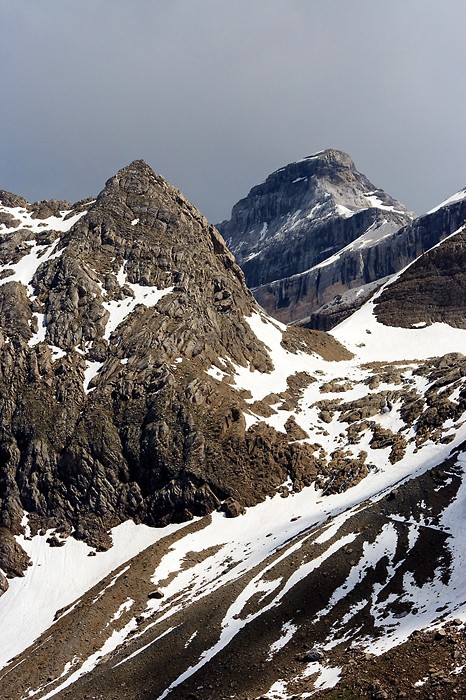 Casque du Marbor depuis le col de Tentes