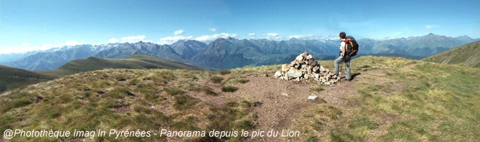 Depuis le pic du Lion