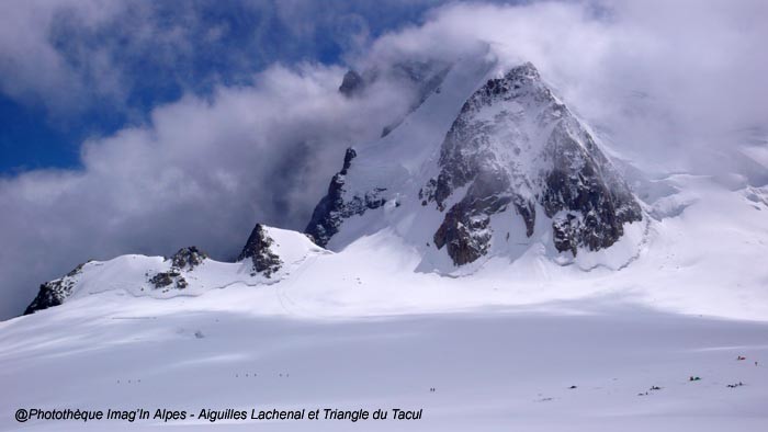 Aiguilles Lachenal et Triangle du Tacul