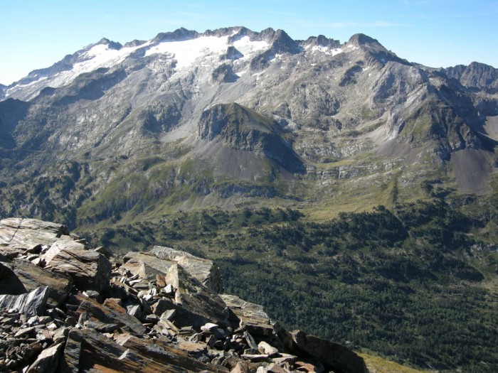 Sauvegarde (2738m) : le massif de la Maladetta