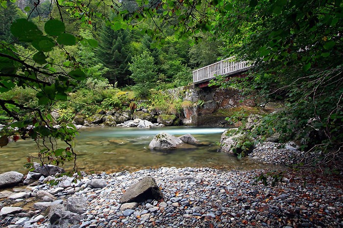 Pont entre La Raillire et le pont d'Espagne