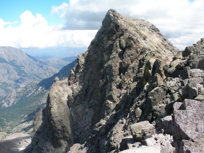 Monte Cinto vu de l'antcime W