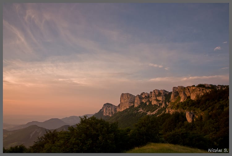 Monts du Matin depuis le col de Tourniol