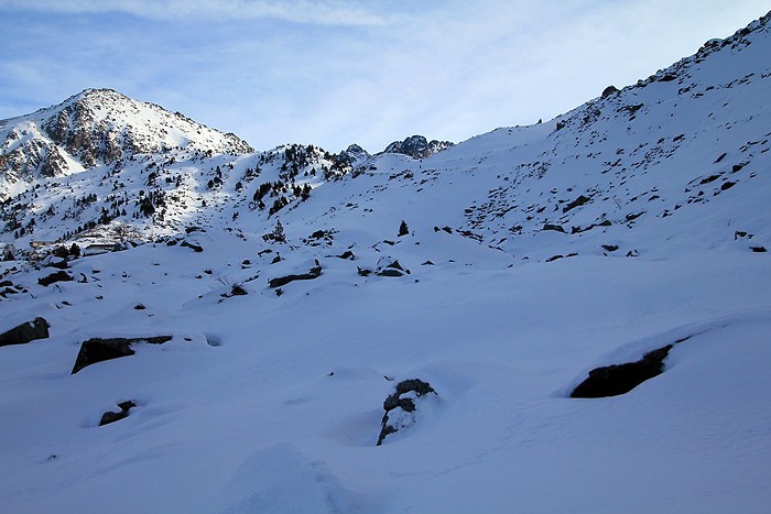 Un peu avant d'arriver au lac de la Glre