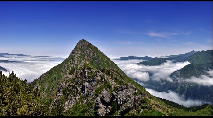 Approche du Pic de Viscos par les crtes