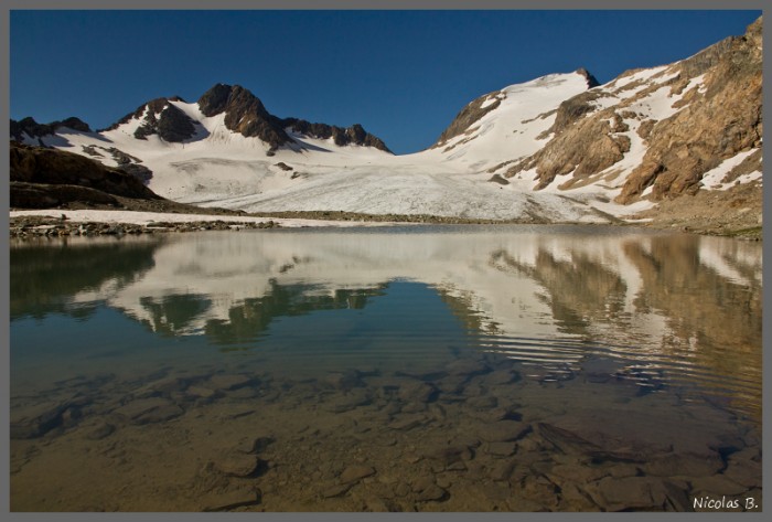 Pic de l'Etandard et le glacier de Sarenne