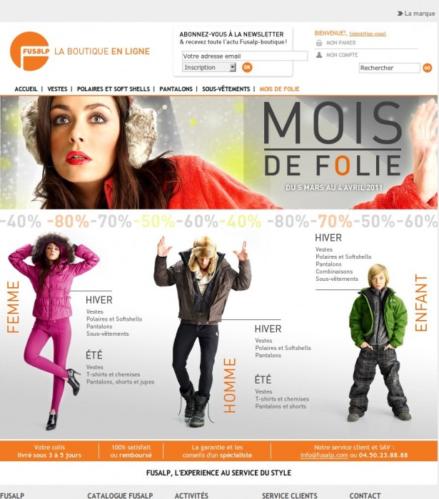 Mois de folie Fusalp