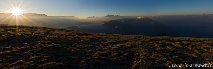 Depuis le sommet de la Peyrouse