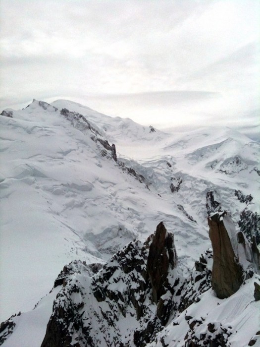Vue depuis l'Aiguille du Midi - ALPES