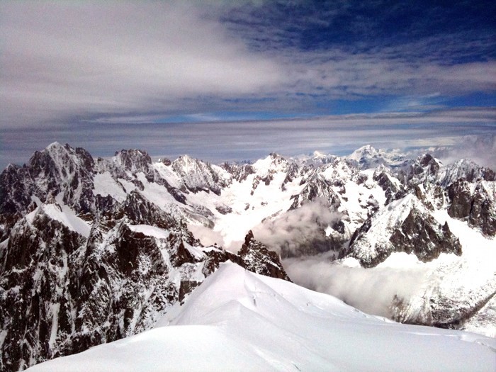 Depuis l'Aiguille du Midi ALPES